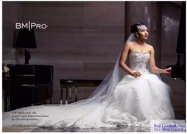 Photos: Anna Banner slays in wedding gown as she covers BM PRO